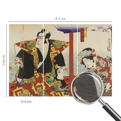 Foto tapeta za dnevni boravak s motivom japanskog kazališta