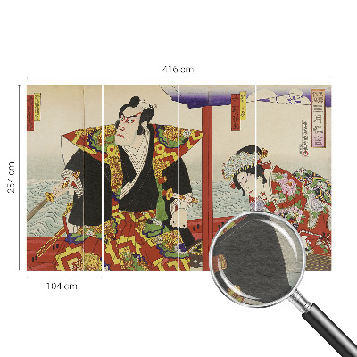 Foto tapeta za dnevni boravak s motivom japanskog kazališta