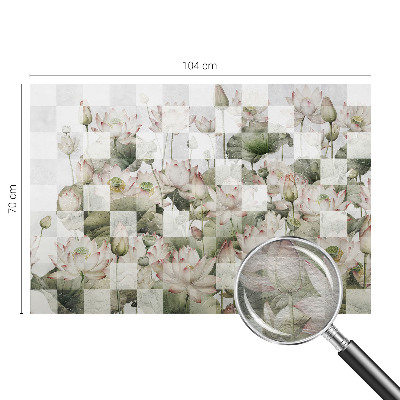 Vlies fototapeta za dječju sobu Uzorci lotosa