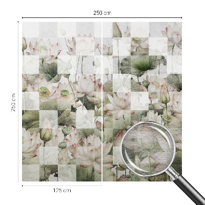 Vlies fototapeta za dječju sobu Uzorci lotosa