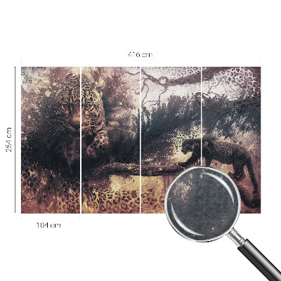 Moderna fototapeta s motivom šume