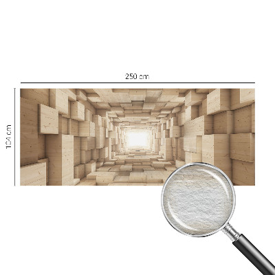 Visokokvalitetna fototapeta Drveni tunel
