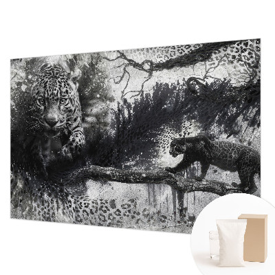 Premium fototapeta s apstraktnim motivom leoparda