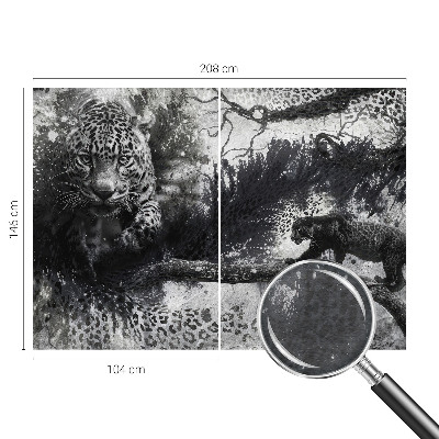 Premium fototapeta Apstraktni leopardi