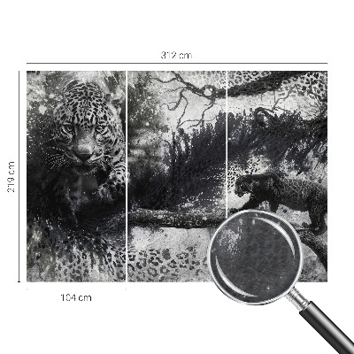 Premium fototapeta Apstraktni leopardi