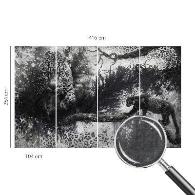 Premium fototapeta Apstraktni leopardi