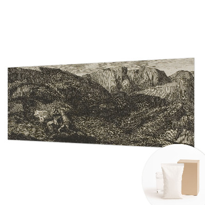 Zidna dekoracija fototapeta s motivom planinskog putovanja