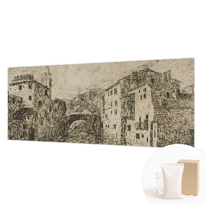 Vlies fototapeta s panoramom grada