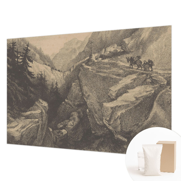 Flis fototapeta s motivom slikovitih planina