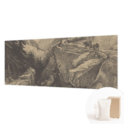 Flis fototapeta s motivom slikovitih planina