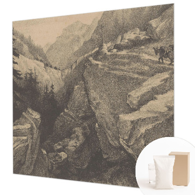 Flis fototapeta s motivom slikovitih planina