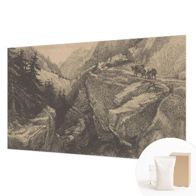 Flis fototapeta s motivom slikovitih planina