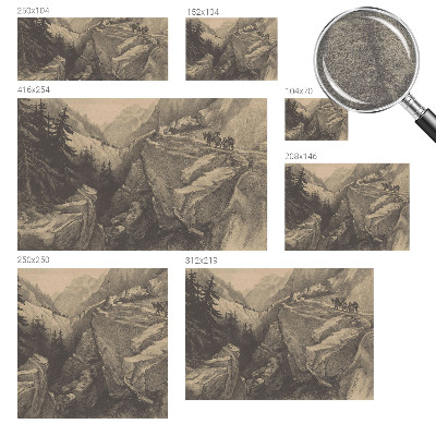 Flis fototapeta s motivom slikovitih planina