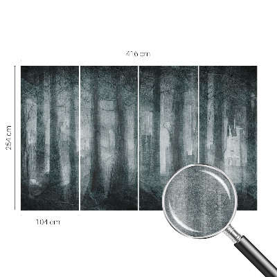 Fototapeta za zid s motivom tajanstvene šume