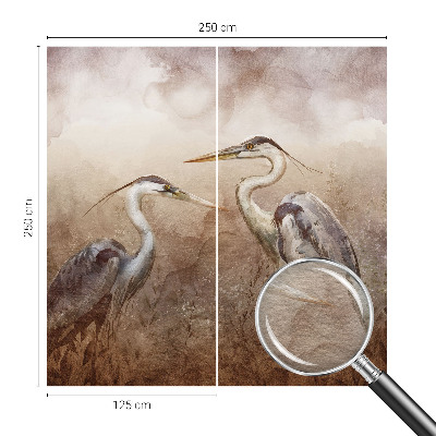 Flis fototapeta Elegantne ptice
