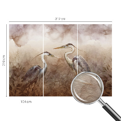 Flis fototapeta Elegantne ptice