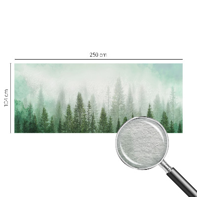 Fototapeta za dnevni boravak s motivom vuka u šumi
