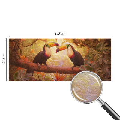 Foto tapeta za zid s motivom šarenih tukana
