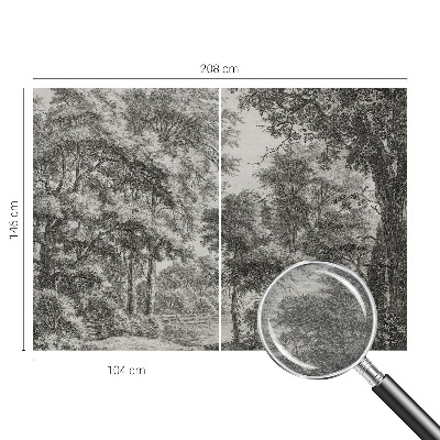 Fototapeta s tiskom Šumski krajolik