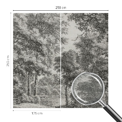 Fototapeta s tiskom Šumski krajolik