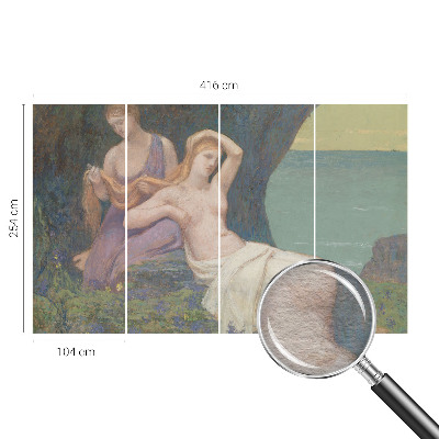 Vlies fototapeta s motivom prizora uz more