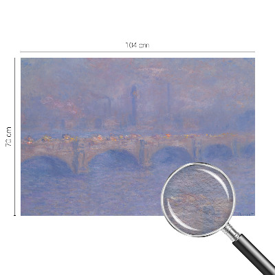Zidna fototapeta od flisa s motivom plavog mosta