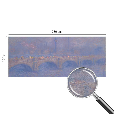 Zidna fototapeta od flisa s motivom plavog mosta