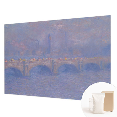 Zidna fototapeta od flisa s motivom plavog mosta