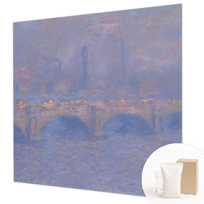 Zidna fototapeta od flisa s motivom plavog mosta