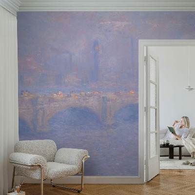 Zidna fototapeta od flisa s motivom plavog mosta