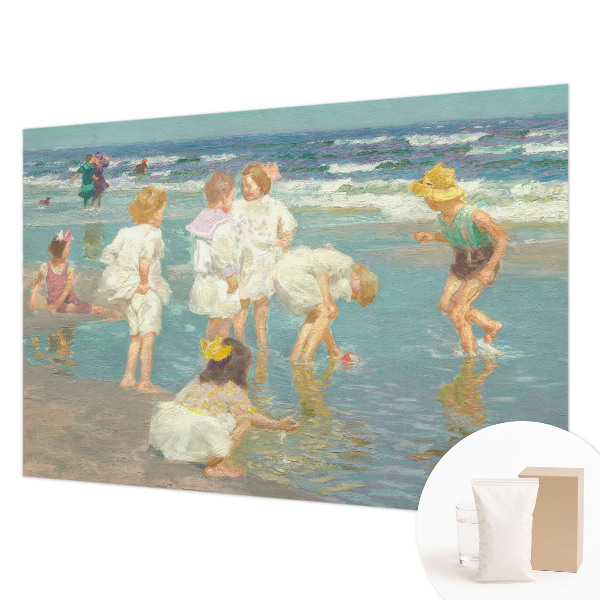 Foto tapeta po mjeri s motivom djetinjstva na plaži