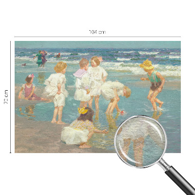 Foto tapeta po mjeri s motivom djetinjstva na plaži