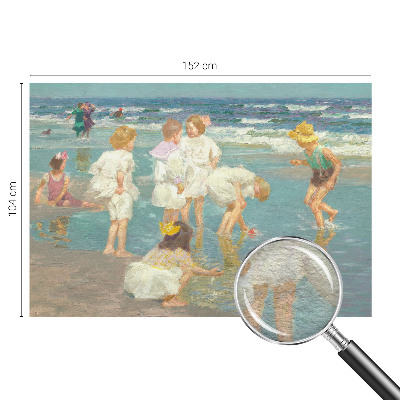 Foto tapeta po mjeri s motivom djetinjstva na plaži