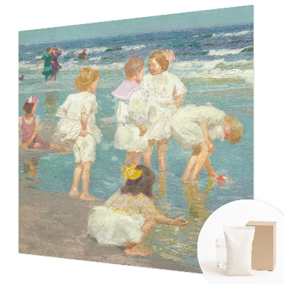Foto tapeta po mjeri s motivom djetinjstva na plaži
