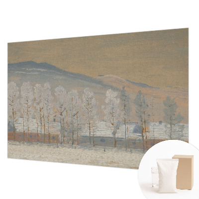 Fototapeta za spavaću sobu s motivom zimskog krajolika