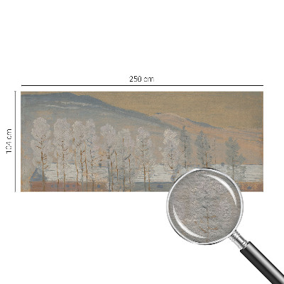 Fototapeta za spavaću sobu s motivom zimskog krajolika