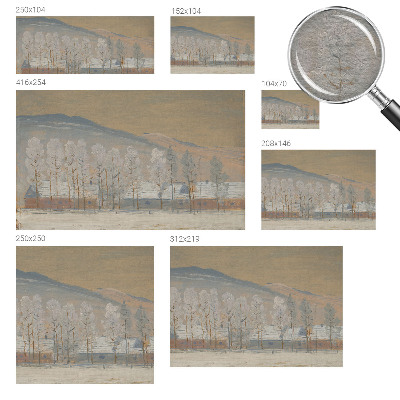 Fototapeta za spavaću sobu s motivom zimskog krajolika