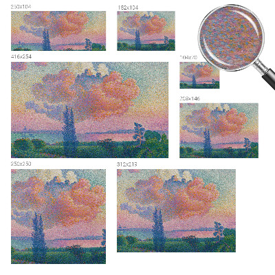 Premium fototapeta s motivom šarenog krajolika