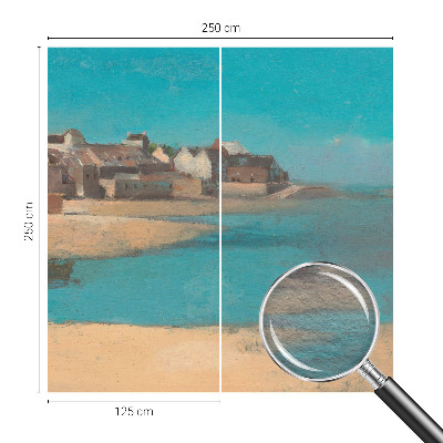 Fototapeta za dnevni boravak s motivom mirnog sela