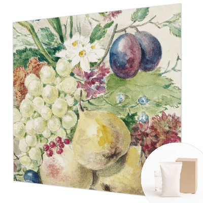 Premium fototapeta s motivom cvijeća i voća
