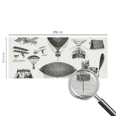 Zidna dekoracija fototapeta Povijest zrakoplovstva
