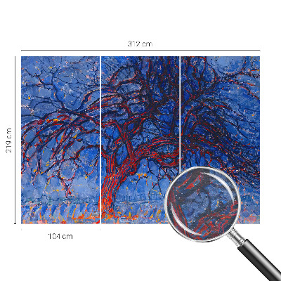 Premium fototapeta Plameno drvo