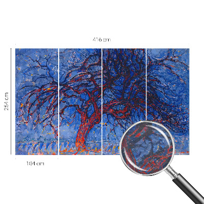 Premium fototapeta Plameno drvo