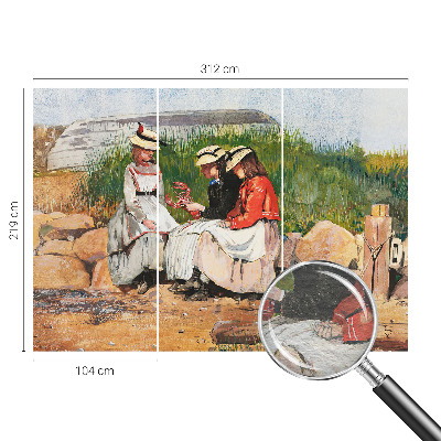 Vlies fototapeta za dječju sobu s motivom 'Ljetni odmor' prikladna za dječju sobu
