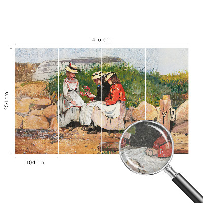 Vlies fototapeta za dječju sobu s motivom 'Ljetni odmor' prikladna za dječju sobu