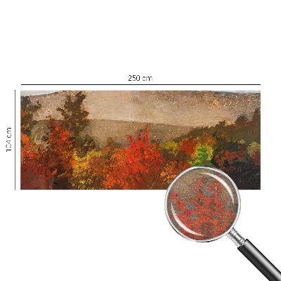 Foto tapeta za spavaću sobu s jesenskom panoramom