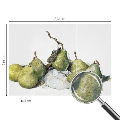 Fototapeta s tiskom Akvarel krušaka