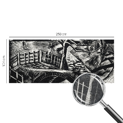 Flis fototapeta s arhitektonskim krajolikom
