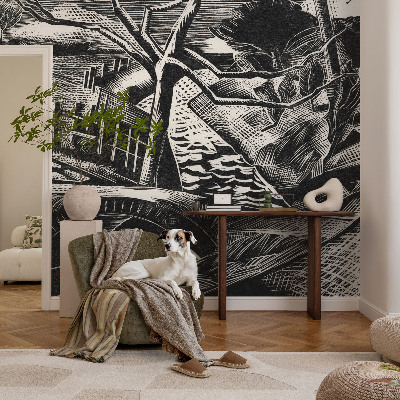 Flis fototapeta s arhitektonskim krajolikom