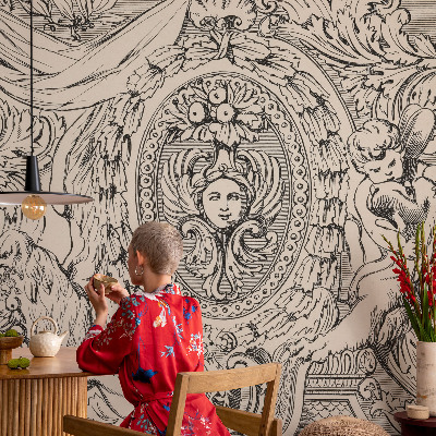 Foto tapeta za zid s motivom bogatstva ukrasa